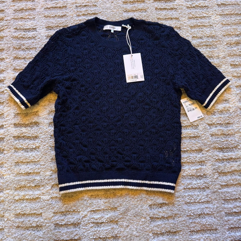 Frame Denim Medium Sweater Rookie Crewneck Style BNWT $398 MSRP - Picture 8 of 8